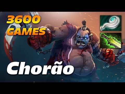 Chorão Top Pudge 3600 games - Dota 2 Pro MMR Gameplay