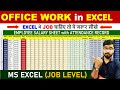 Office Work In Excel Data Entry Excel Operator Accountant MS Excel