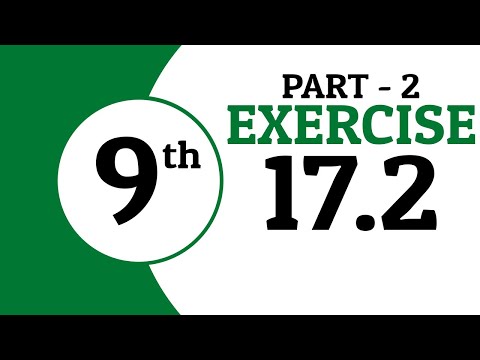 Exercise 17.2 - Class 9 Math  - Part 2 | Waqas Nasir