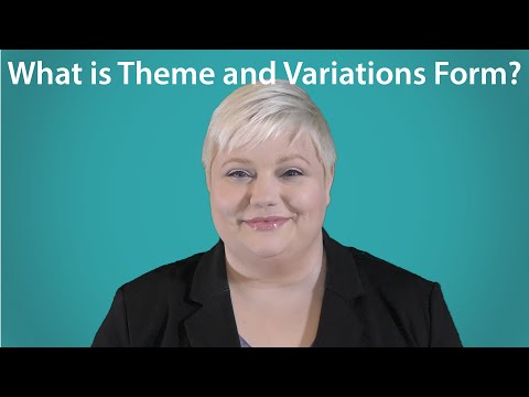 What is Theme and Variations Form?