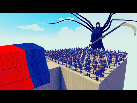 100x SKELETON WARRİOR + REAPER vs EVERY GOD - Totally Accurate Battle Simulator TABS
