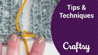 How to Join Crochet Granny Squares With Whip Stitch