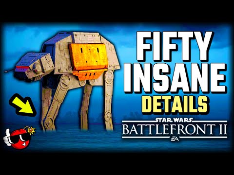 50 INSANE DETAILS on Scarif - Star Wars Battlefront 2