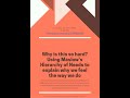 Why is this so hard? Using Maslows Hierarchy of Needs to Understand our reactions
