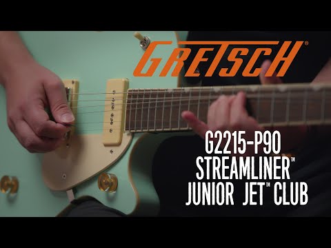 Gretsch G2215-P90 Streamliner Junior Jet Club Electric Guitar, Mint Metallic image 4