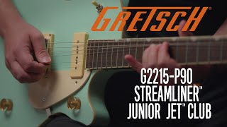 Video thumbnail for Gretsch G2215-P90 Streamliner Junior Jet Club | Featured Demo | Gretsch Guitars by Gretsch Guitars