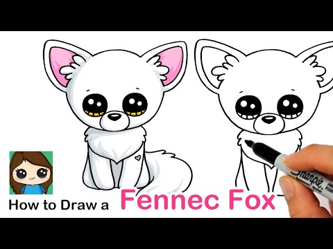 How to Draw a Fennec Fox | Beanie Boos