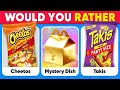 Would You Rather...? MYSTERY Dish Edition 🎁🍟 Quiz Shiba