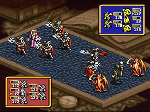 Ogre Battle - Bonus - Dragon's Heaven - Leon Vs Albeleo