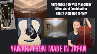 Video thumbnail for NEW Yamaha FS9 M - Handbuilt in Japan @yamahajp #yamahafg9m by The Guitar Spa Singapore