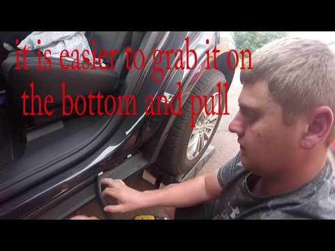 Cadillac XT5 running board install