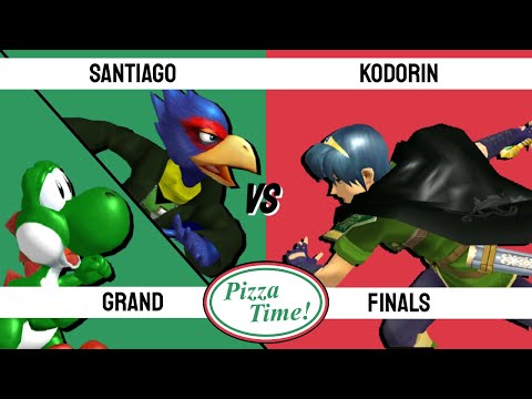 Super Pizza Time! - Santiago (Falco/Yoshi) vs. KoDoRiN (Marth) - SSBM - Grand Finals
