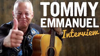 Tommy Emmanuel Spills the Beans to Tony Polecastro!