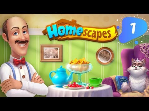 Homescapes Story Day 1 - Gameplay Walkthrough