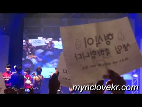 121110 Ze:A Showcase Live In Malaysia - Hyungsik Birthday