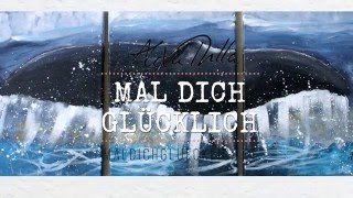 Einfach Acryl | Himmel, Wasser & die Walflosse