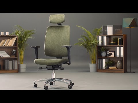 Ergonomiczny fotel biurowy Valio marki Grospol - opis funkcji