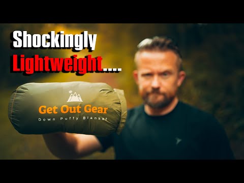 Have You Seen a Lighter Weight Blanket Before? Get Out Gear Down Puffy Camping Blanket - Review