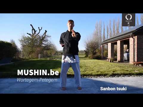 Tutorial JKA karate | Kihon - sanbon tsuki.