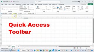 Enable or Disable and Change Position of Quick Access Toolbar In Microsoft Excel! #tutorial #howto