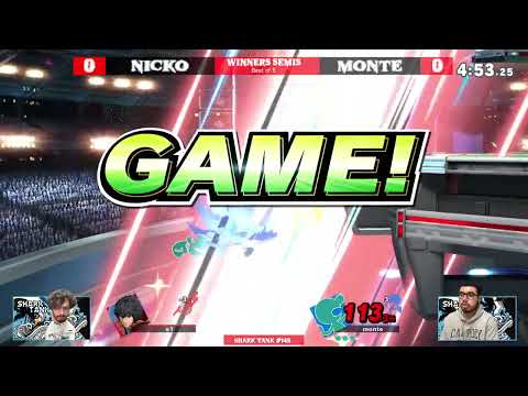 Shark Tank #145 Winners Semi Final - Nicko (Shulk) Vs. POW | Monte (Wolf, Mr. Game & Watch)