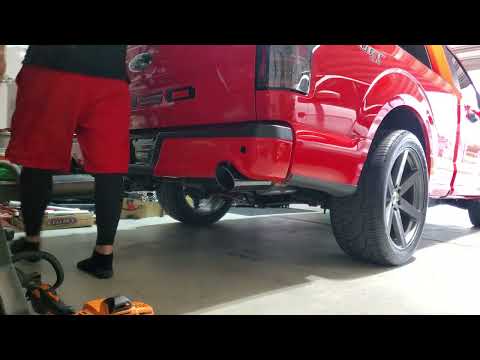 2018 F150 5.0 Borla XR-1 Sportsman muffler (no resonator) Dual Exhaust COLD START