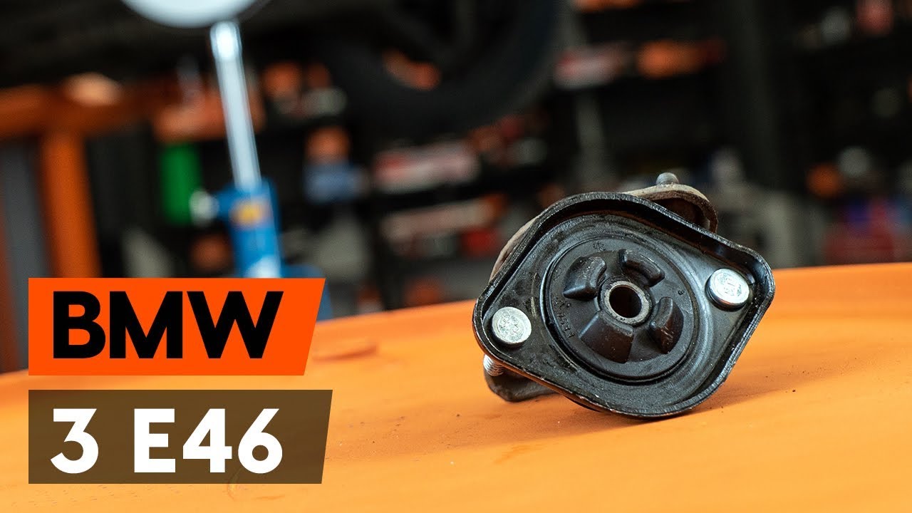 Como mudar cabeçotes do amortecedores da parte traseira em BMW E46 touring - guia de substituição