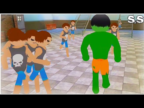Stickman Incredible Monster  : Hero Prison Escape, (The HULK)(Android Games) #4