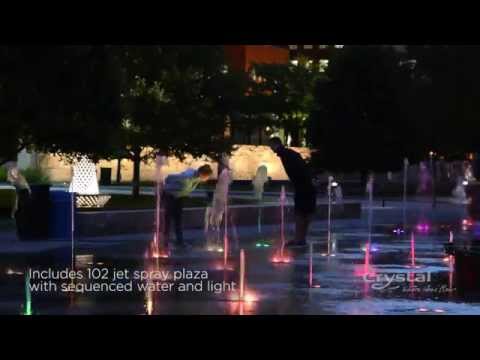Citygarden, St. Louis, Missouri - Crystal Fountains