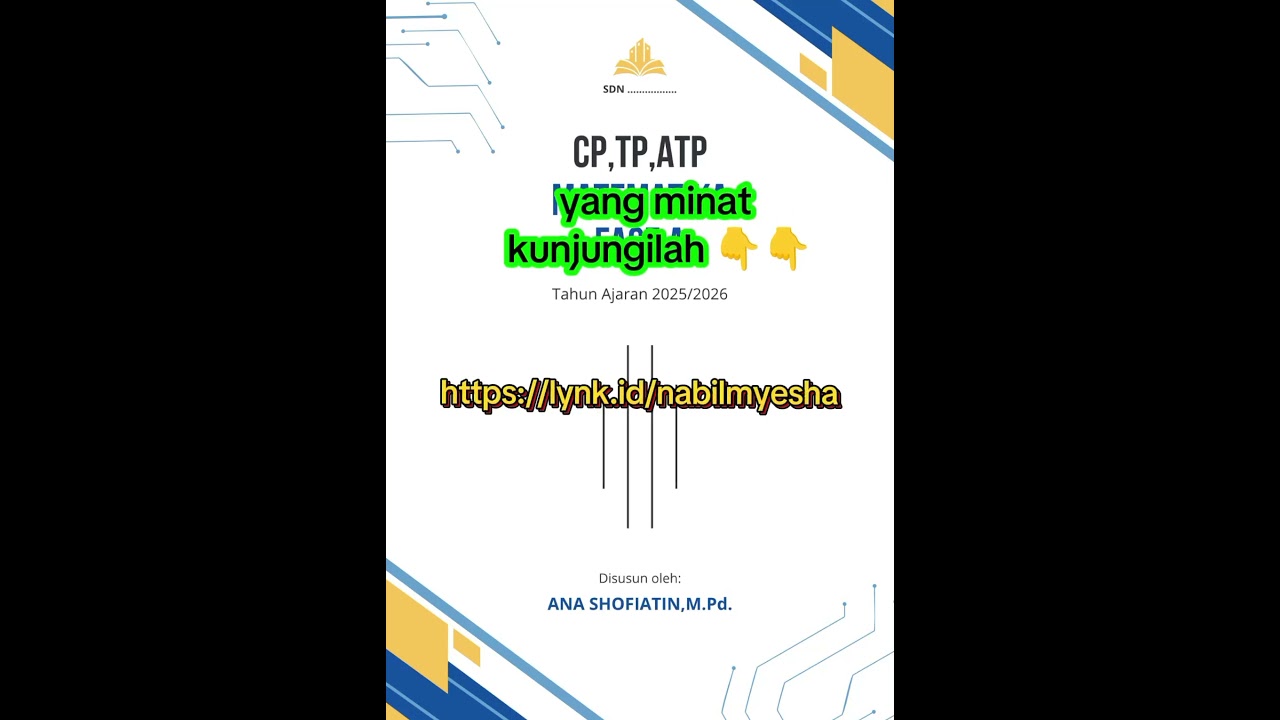 CP,TP,ATP MATEMATIKA FASE A DEEP LEARNING #guru #deeplearning #kurikulummerdeka #fyp #fypシ゚viral