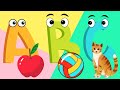 a for apple b for ball c for cat d for dog, Alphabets [Phonics song] abc song, Words, abcd rhymes