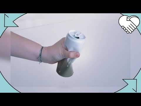 UPCYCLING von Dosen: get wasted - das charity ausmissten