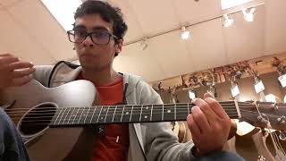 "Looked so Hard I Nearly Wrecked my Eyes" by Caviar, guitar mini-cover