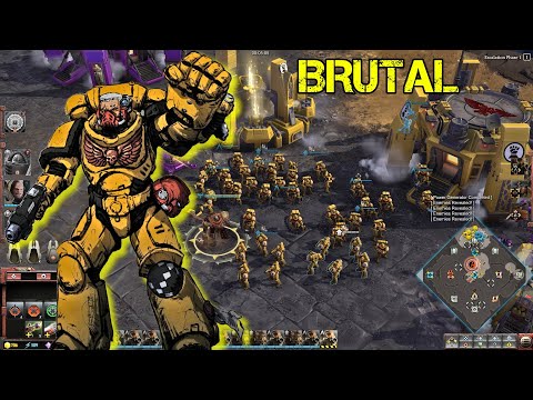 MIGHTY IMPERIAL FISTS vs ELDAR | 3 vs 3 Massive Battle | Warhammer 40k Dawn of War 3 Gameplay