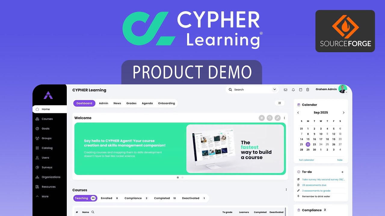 CYPHER Learning Product Demo Showcase: AI-Powered Training Platform