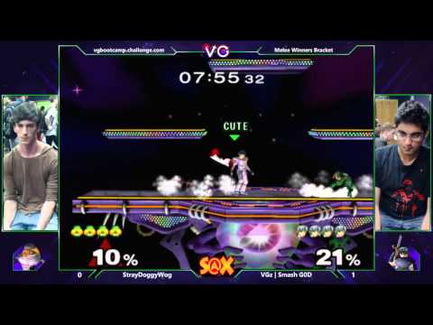 S@X - VGz | Smash God (Marth) Vs. StrayDoggyWog (Sheik) SSBM Tournament - Smash Melee