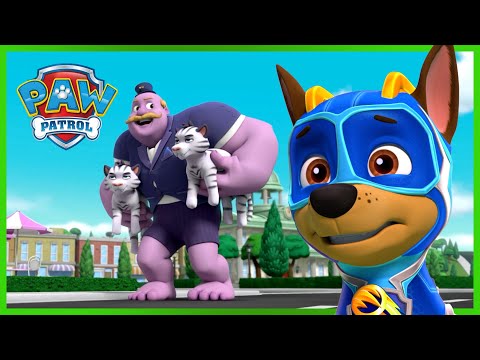 Mighty Pups Charged Up fix the train tracks and More! - PAW Patrol - Cartoons for Kids Compilation