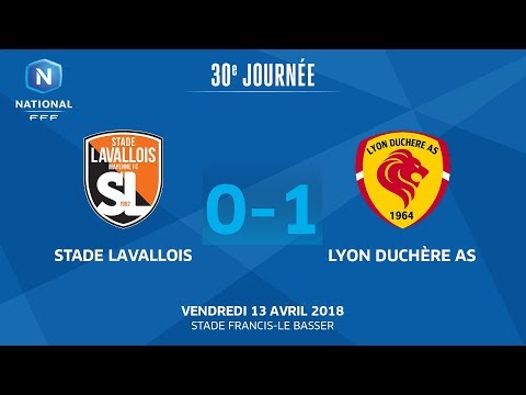 J30 : Stade Lavallois - Lyon Duchère AS (0-1), le replay I National FFF 2018