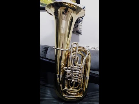 HINO 394 CCB HINÁRIO 5 - NAS MORADAS  DO SENHOR - TUBA  WEIMAR GERMANY & TUBA CONN 21J