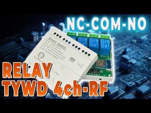 Умное WiFi реле TUYA TYWD с сухими контактами и пультом ДУ RF 433 mHz