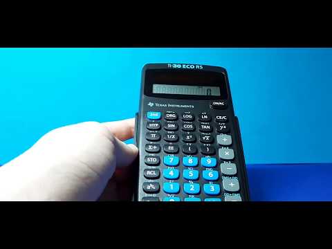 Texas Instrument TI TI-30 ECO RS - Pocket - Scientific - 10 digits - 1 lines - Solar - Juodas video