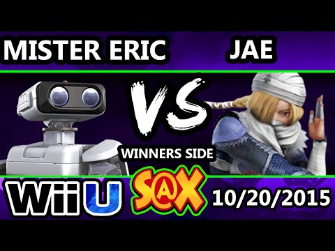 S@X 120 - HE | Mister Eric (R.O.B.) Vs. Jae (Sheik) SSB4 Tournament - Smash Wii U - Smash 4