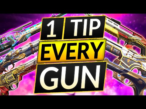 1 BEST TIP for EVERY WEAPON in Valorant - MOST BROKEN GUNS Tier List - Valorant Guide