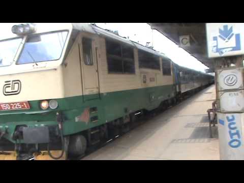 ČD 150.225 - 1 - Odjezd vlaku R 884 Galán - Olomouc hl.n. - 7.8.2014