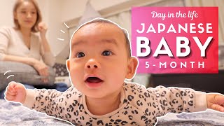 Day in the Life of a Japanese Baby 5 Month Old Mp4 3GP & Mp3