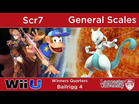 Bailrigg 4 - Scr7 (Corrin, Diddy Kong) Vs. General Scales (Mewtwo) - Smash U - Winners Quarters