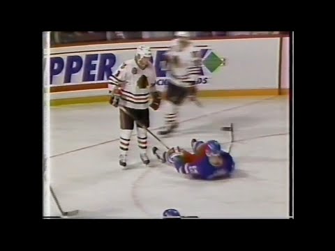 Rangers - Blackhawks rough stuff 3/10/91