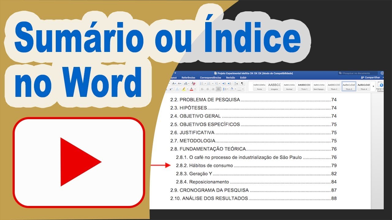 Elaborar Sumário ou Índice no Word