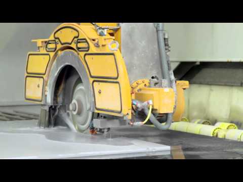 Bridge saw machining | Multipass cutting
