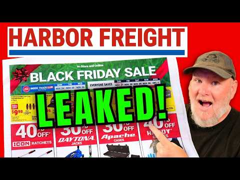 Leaked Harbor Freight Black Friday Sale 2025!  EXCLUSIVE!